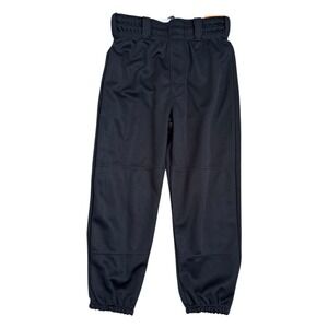 Rawlings Youth Small Baseball Pants Black Elastic‎ Cuff NEW With Tags